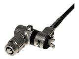 PORT DESIGNS Keyed Switchable Security Cable Lock All in one K-Lock/Noble Wedge/Nano