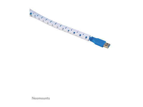 NEOMOUNTS Spiral Cable Wrap 15mm multiple cables white