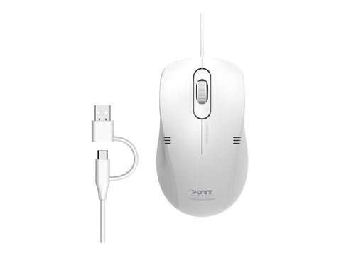 PORT DESIGNS Mouse Office Budget Pro White