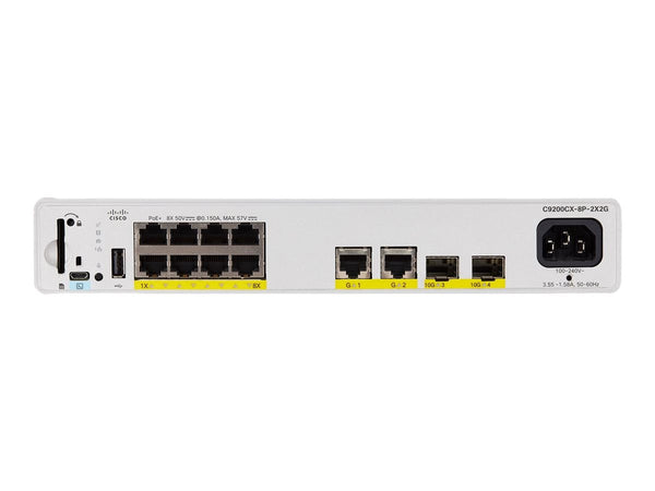 CISCO Catalyst 9000 Compact Switch 8 PORT POE+ 240W ADV