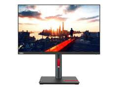 LENOVO ThinkVision P24h-30 23.8p Monitor USB Type-C HDMI DP 4xUSB 3.2 - ThinkRed