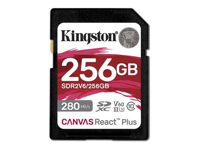 KINGSTON 256Go Canvas React Plus SDXC