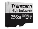 TRANSCEND USD350V 256Go microSD w/adapter U3 High Endurance