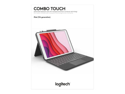 LOGITECH Combo Touch for iPad 7th & 8th generation - Graphite - Fra