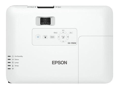 EPSON EB-1780W Projecteur Tri LCD - WXGA  1280x800 - 3000 lumens -  10000:1 - HDMI/VGA/Haut-parleurs - 2 ans RA