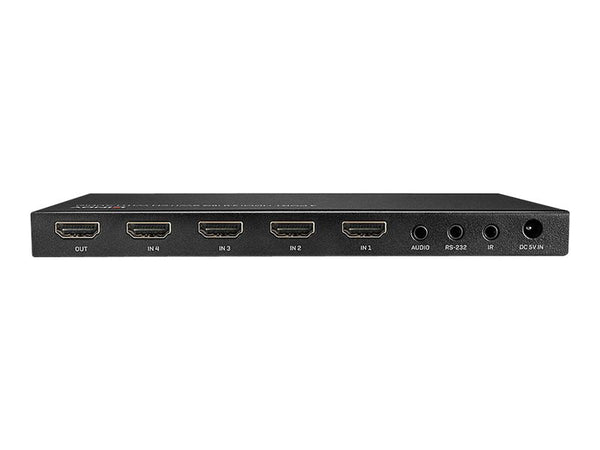 LINDY 4 Port HDMI 2.0 18G Switch with Audio