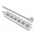 LINDY 6 way Mains Gang Socket FR