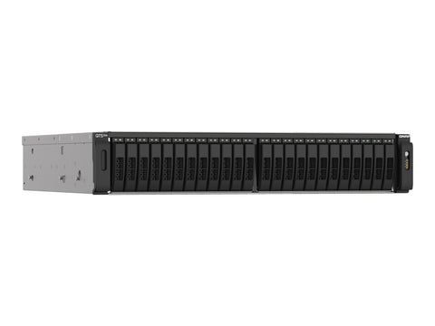 QNAP TS-h2490FU-7232P-64G 24-Bay all-flash NAS AMD EPYC 7232P NVMe Gen3x4 64Go RAM 2x2.5GbE LAN 2x25GbE SFP28