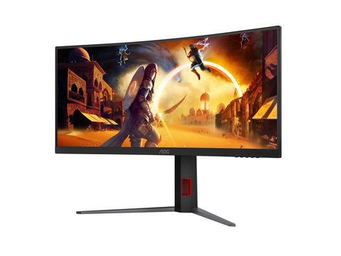 AOC CU34G4 34p Curved Fast VA UWQHD 21:9 180Hz 0.5ms 300cd/m2 HDMI 2.0 DP1.4 Speakers