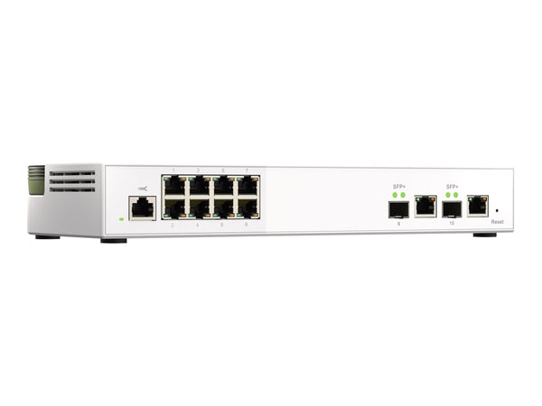 QNAP QSW-M2108-2C 8 port 2.5Gbps 2 port 10Gbps SFP+/ NBASE-T Combo web managed switch