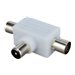 MCL Adaptateur antenne en T 9,52 mm