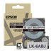 EPSON Matte Tape Grey/Black 24mm 8m
