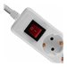 LINDY Mains 3 way gang socket on/off