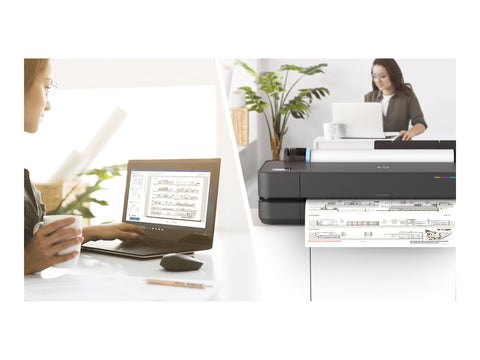 HP DesignJet T230 24p LFP 2025 Colour Ink-Jet A1 ANSI D 2400x1200dpi 0.58 min/page USB LAN Wi-Fi
