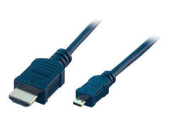 MCL Cable HDMI haute vitesse avec Ethernet type A male / type D male 1 m   (P)