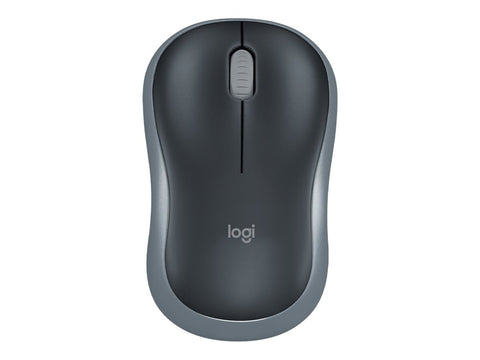 LOGITECH M185 Mouse optical wireless 2.4 GHz USB wireless receiver grey