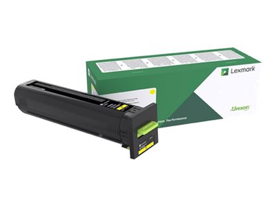 LEXMARK CX825 CX860 Cartouche de toner Return Programme très haute capacité Jaune 22K