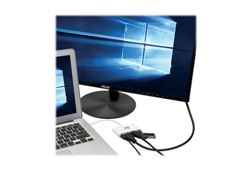 EATON TRIPPLITE USB-C Multiport Adapter - HDMI USB 3.0 Port GbE 60W PD Charging HDCP White