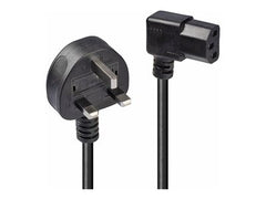 LINDY 1m UK 3 Pin to Right Angled IEC