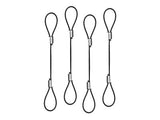 LINDY Cable Adapter Tethers - Pack of 4