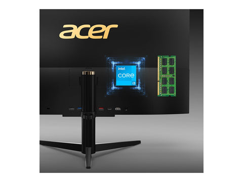 ACER Aspire C24-1610 Intel Core i3-N305 23.8p FHD 8Go RAM 512Go SSD Intel Graphics W11H Noir 2 ans PC Ordinateur Tout en un Home