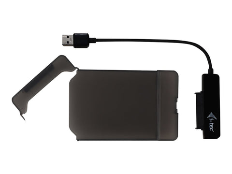 I-TEC USB 3.0 Advance MySafe Easy Enclosure 6.4cm 2.5p External Enclosure for SATA HDD itegrated cable black