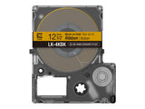 EPSON Ruban LK-4KBK - Satin - Noir sur Or 12/5