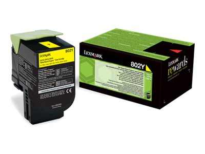 LEXMARK 80C20Y0 return toner yellow