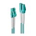 LINDY Fibre optique Duplex LC LC OM3 2m