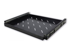 MCL 19p 1U black sliding tray for rac