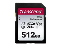 TRANSCEND 512Go SD Card UHS-I U3 A2 Ultra Performance