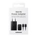 SAMSUNG 15W Adapter incl. Cable Black