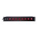 LINDY 8 Way Schuko PDU with switches