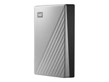WD My Passport Ultra 4To Silver USB-C/USB3.0 HDD 2.5p Metal finish RTL portable extern