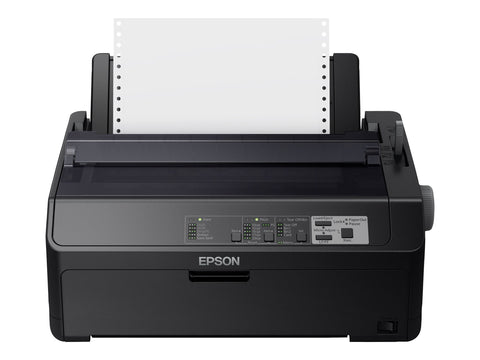 EPSON FX 890IIN Printer Mono dot-matrix Roll 21.6 cm JIS B4 254mm width 240x144dpi 9pin 738char/sec parallel USB LAN