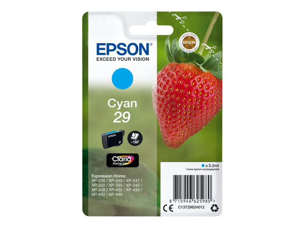 EPSON 1LB Cartridge Fraise Ink Claria Home Cyan w/s