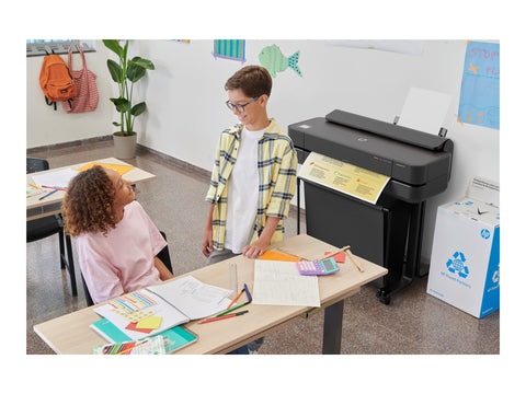 HP DesignJet T650 24p LFP 2025 Colour Ink-Jet Roll A1 61.0cmx91.4 m 2400x1200dpi 0.43 min/page USB LAN Wi-Fi Cutter