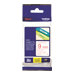 BROTHER Ruban TZe133 12mm Bleu sur fond