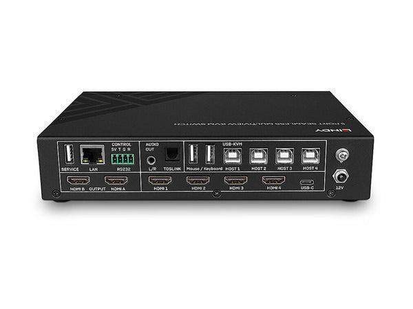 LINDY 5 Port HDMI 4K60 Seamless Multiview KVM Switch