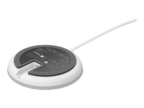 LOGITECH Rally Mic Pod Microphone white Skype Certified Zoom Certified Cisco Webex Certified for Rally Bar Plus Room Solution Large