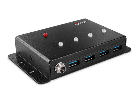 LINDY 4 Port USB 3.0 Metal Hub