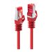 LINDY Basic Cat.6 S/FTP Cable Red 1.5m