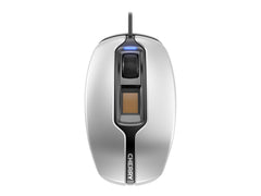 CHERRY MC 4900 Souris avec lecteur d empreinte digitale intégrée USB noire/argent