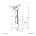 NEOMOUNTS FPMA-C020 Ceiling Mount 10-40p