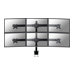 NEOMOUNTS FPMA-D700D6 Desk Mount 6x19-27