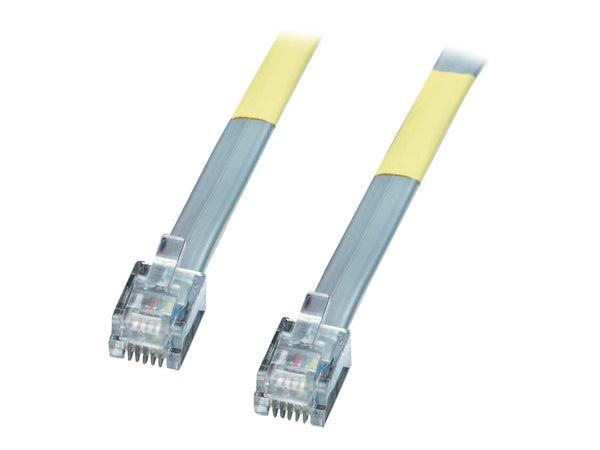 LINDY RJ-11/6 Cable silver Pin-Connection 5m