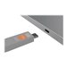 LINDY USB Type C Port Blocker orange