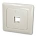 LINDY Face Plate DE for 1 Keystone