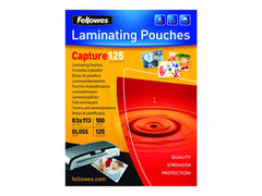 FELLOWES LAMINAT POUCH 83X113MM 125MIC