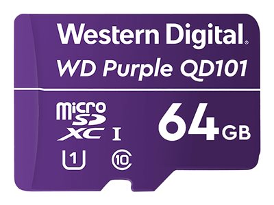 WD Purple 64Go SC QD101 microSD